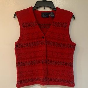 Liz Claiborne sweater vest — vintage